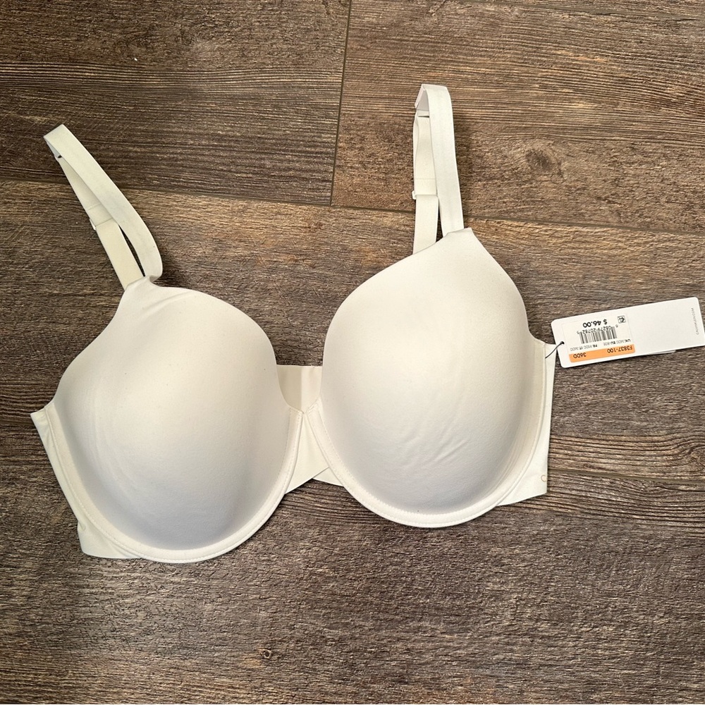 NEW Calvin Klein Perfectly Fit T Shirt Bra 36DD White